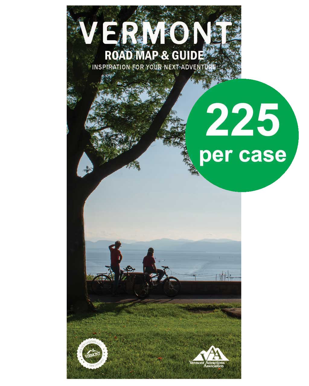 VERMONT ROAD MAP & GUIDE (CASE OF 225)