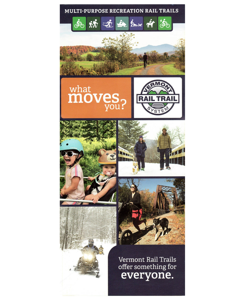 VERMONT RAIL TRAIL SYSTEM BROCHURE