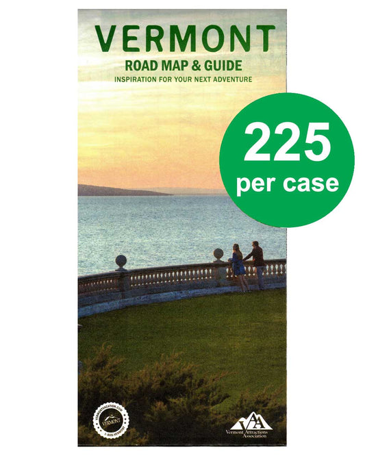 VERMONT ROAD MAP & GUIDE 2024 (CASE OF 225)